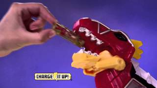 Smyths Toys - Power Rangers Dino Charge Rumble N Roar T-Rex Zord