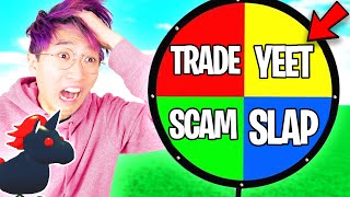 MYSTERY WHEEL Decides What LANKYBOX Does In Adopt Me For 24 HOURS CHALLENGE! (*BAD IDEA*)