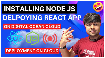 ⛈️ Installing Node JS on VM | Deploy React Application on Droplet | Deployment on cloud in Hindi