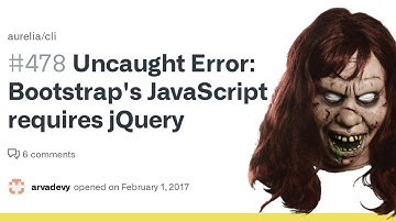 Bootstrap throws Uncaught Error:Bootstrap