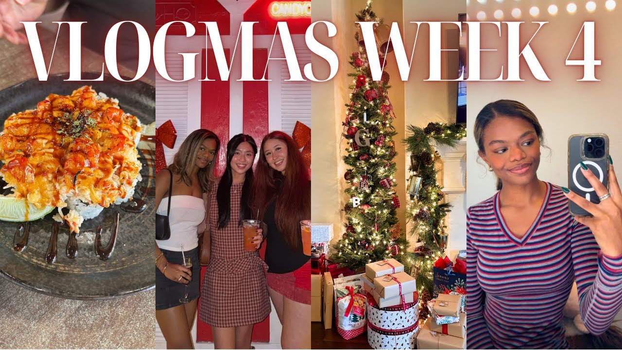 VLOGMAS WEEK 4: Christmas Morning + Tipsy Elf?!