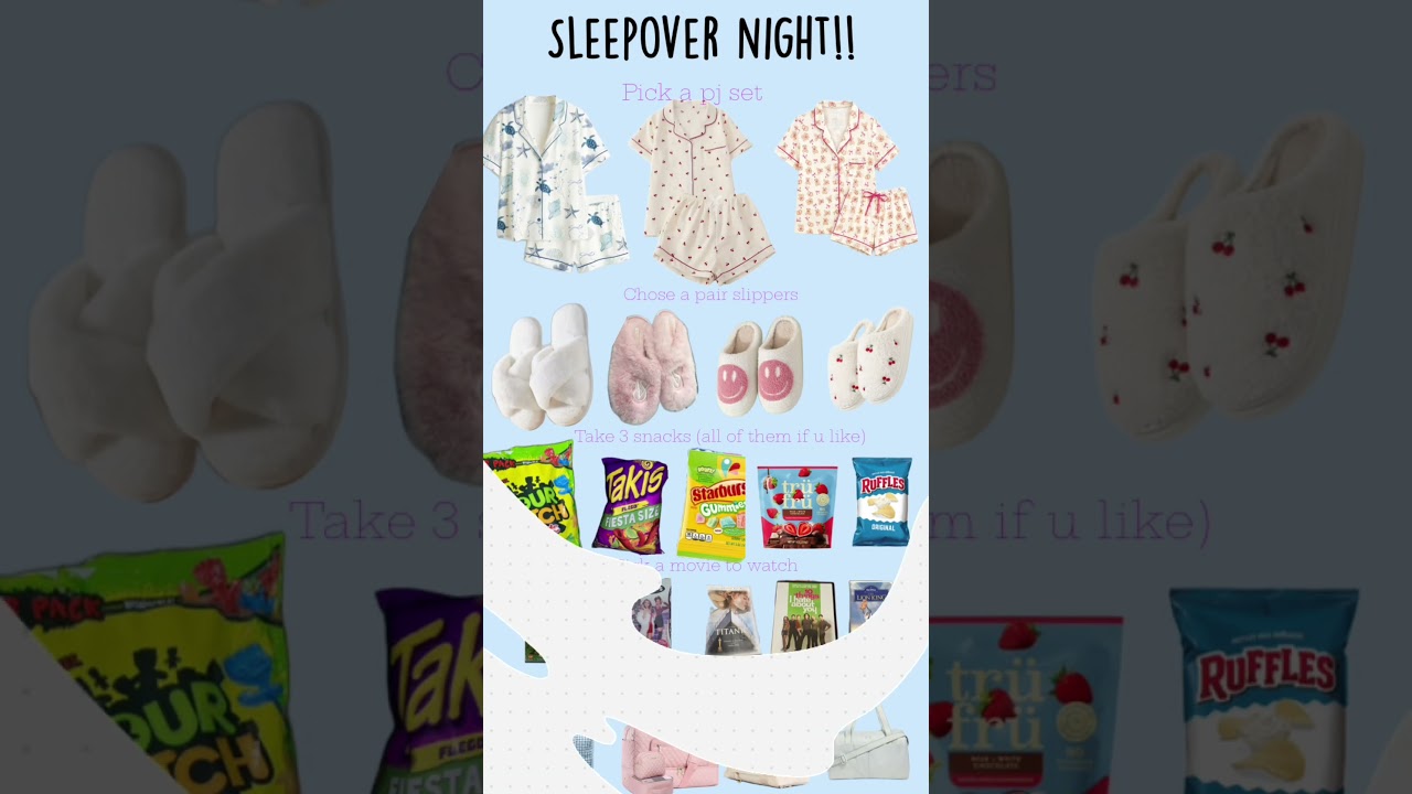 Sleepover 😋 - YouTube