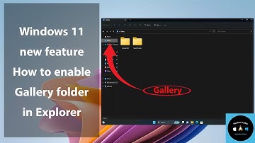 Windows 11 new feature  | Gallery folder (how to enable)
