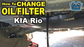 How To Change Oil & Filter - KIA Rio (Andy’s Garage: Episode - 223)