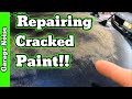 How to repair cracked paint on your car. diy auto body, auto body repair