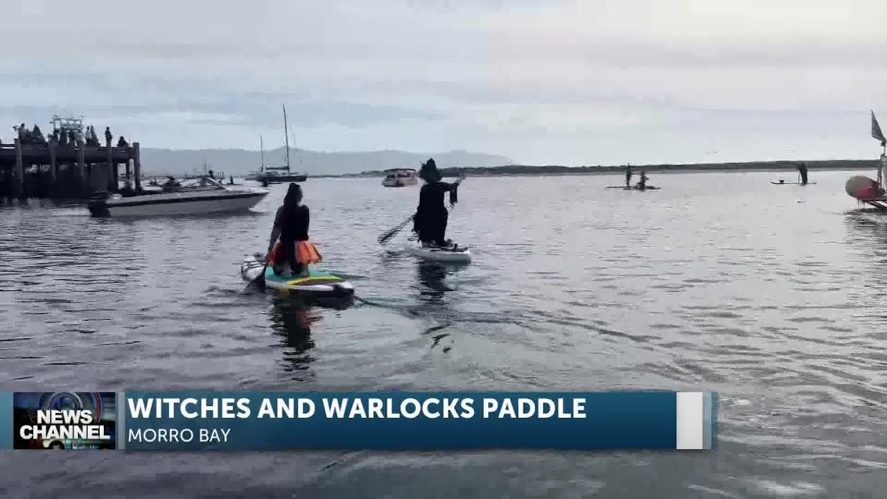 Hundreds gather for the 11th annual Witches & Warlocks Paddle in Morro Bay