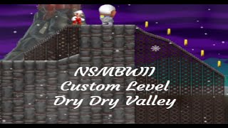 NSMBWII Custom Level: Dry Dry Valley (read description)