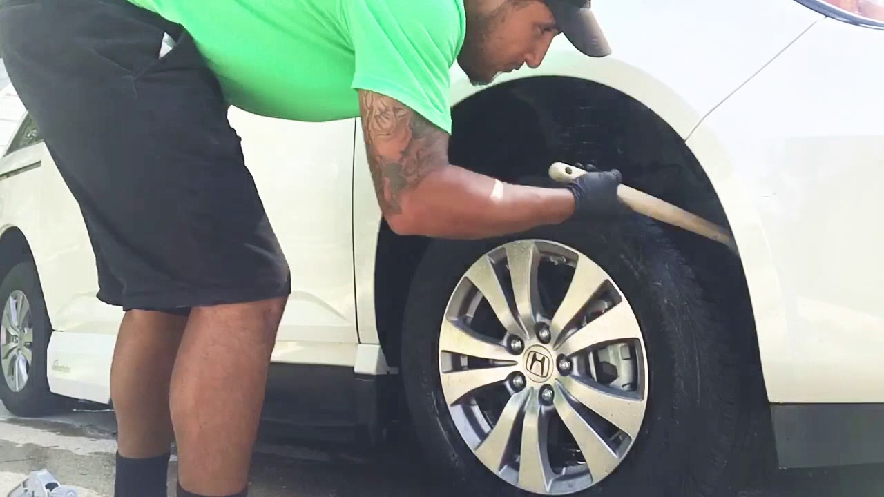 Detailing tires timelapse YouTube