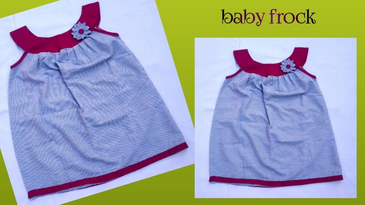 Baby Girl Top design cutting and stitching step by step // baby fancy top design Full Tutorial