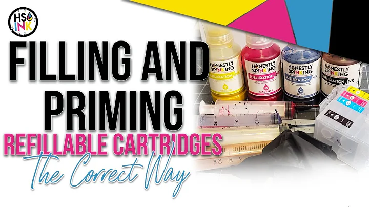 No More Broken Lines. How to fill and prime Epson refillable cartridge the CORRECT Way!!