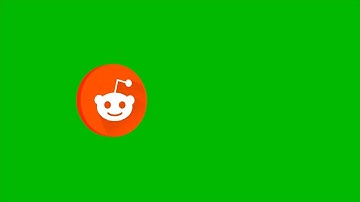 Reddit Logo Green Screen
