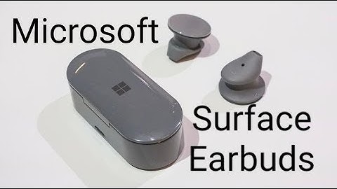 Microsoft Surface Earbuds introduction.