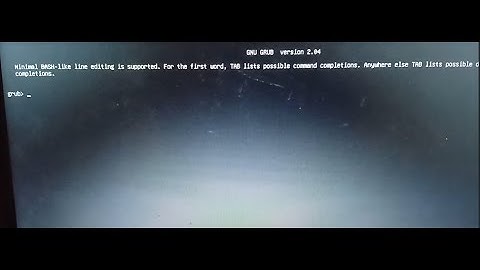 How to fix GNU GRUB version 2 04 error | boot to windows | Windows recovery mode| grub 2.04