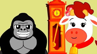 Hickory Dickory Dock/💥😍🎨🌈🦍🐮🐘(Scan Reader , Horror Shake and More Effects)