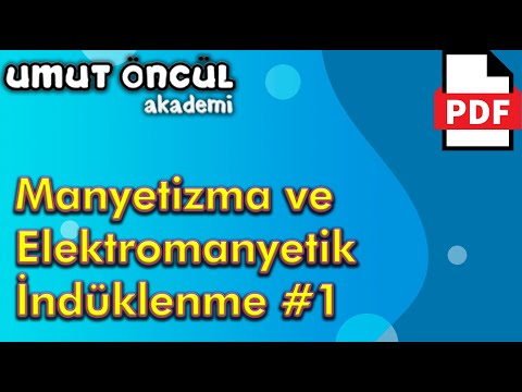 Manyetizma ve Elektromanyetik İndüklenme #1 | Temel Kavramlar | +PDF