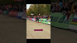 His bike broke 100m from victory... what he did next is legendary #shorts