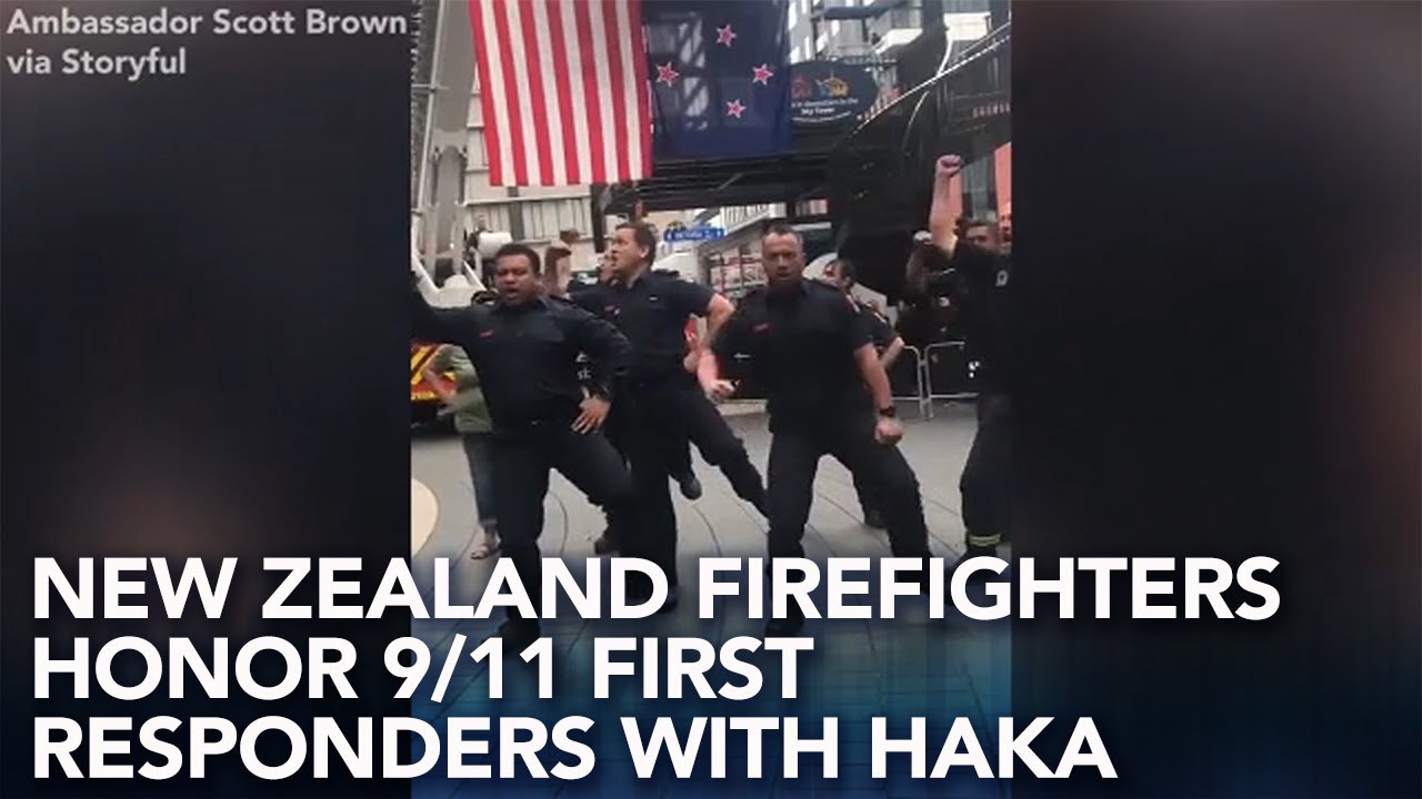 Download New Zealand firefighters honor 9/11 first responders with haka