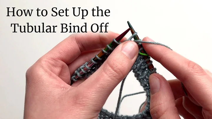 How to Set Up the Tubular Bind Off | Lucinda Makes