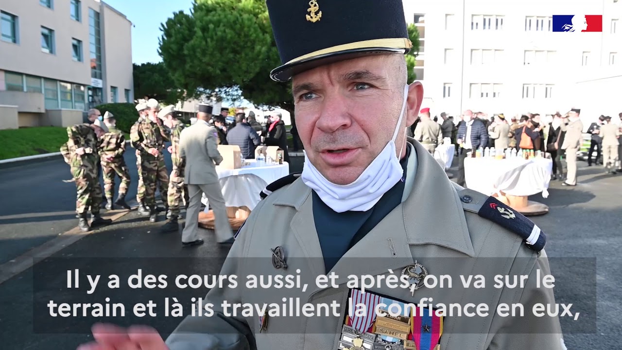 SMV - Portrait : Jérôme, chef de section Formation Militaire Initiale  au 3e RSMV de La Rochelle.