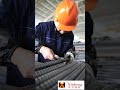 #selfdrillinganchorbolt Our factory tech staff is inspecting SDA hollow bars quality consistence.