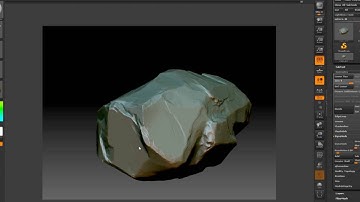 Real-time Rock Sculpting in Zbrush - Clinton Crumpler- Vid 02