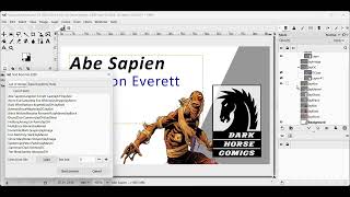 Gimp plugin export from text list for show layers