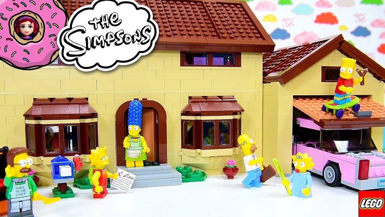 LEGO Simpsons House Build the Second Level Review - YouTube