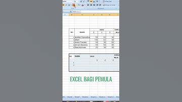 excel bagi pemula #shorts