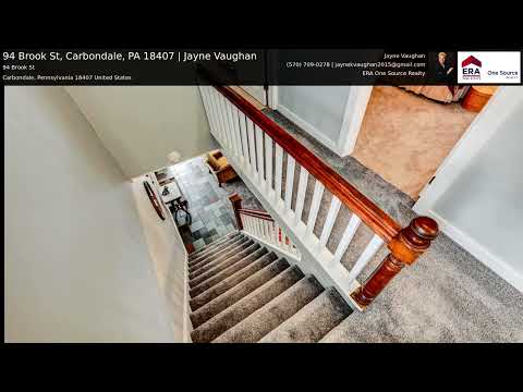 94 Brook St, Carbondale, PA home video tour