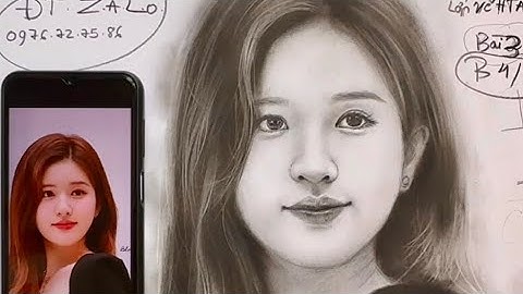 Vẽ chân dung bút chì Nhanh Đẹp / htart   / Ht art