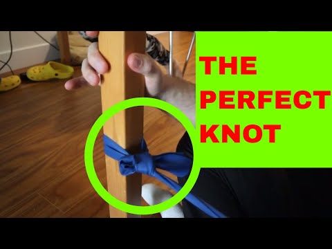 Video: How To Tie A Hollow Elastic Band