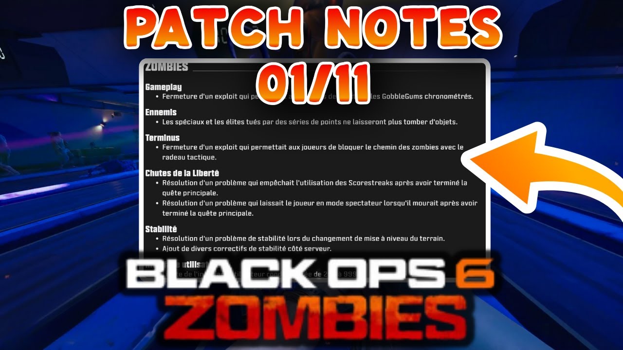 Le Dernier Patch Notes en Zombie ! - YouTube