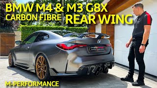 BMW M3 (G80) & M4 (G82) Coupe M-Performance Flow-Through Carbon Fibre Rear Spoiler