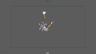 maya particle fireworks test