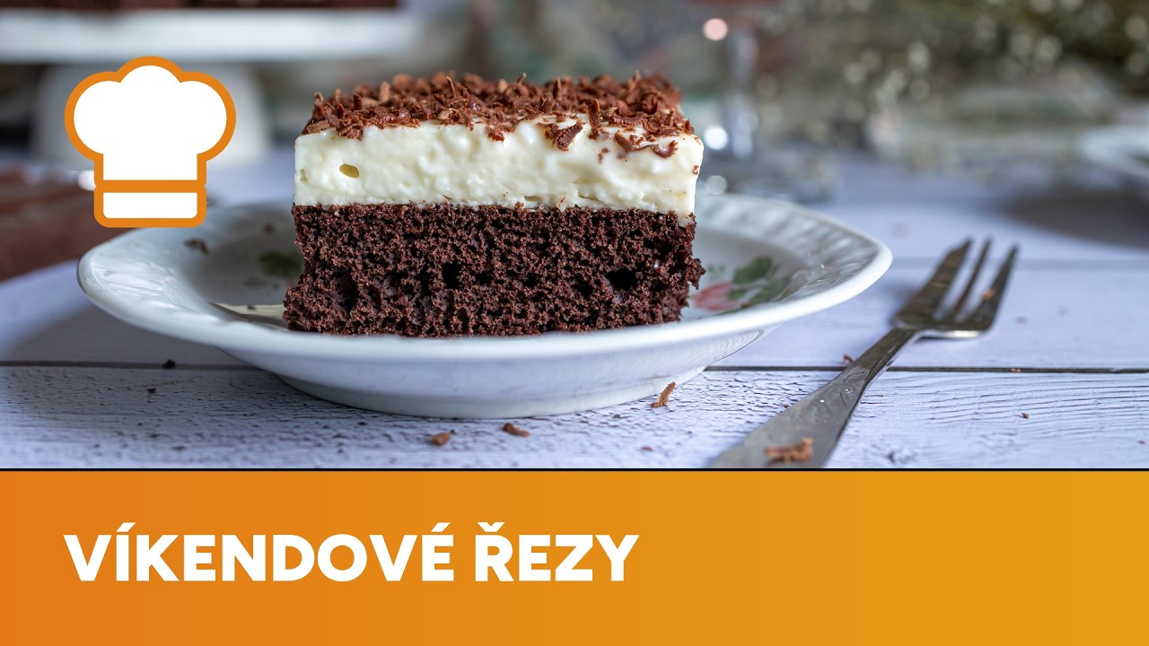 Kakaové řezy se smetanovým krémem jsou skvělé nejen k nedělní kávě