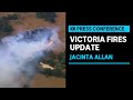 In full victorian authorities provide an update on victorias bushfire emergency  abc news