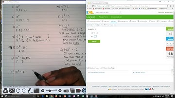 IXL V1 Exponents with Integer Bases