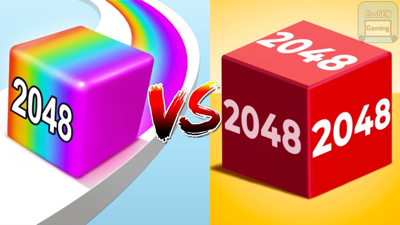 Jelly Run 2048 vs Chain Cube 2048 | All Levels Gameplay | Android, iOS ...