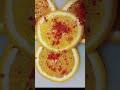 Spicy Orange Chaat | Masala Orange Slices in 30s #shorts #orange #fruit  #masala #recipe #food