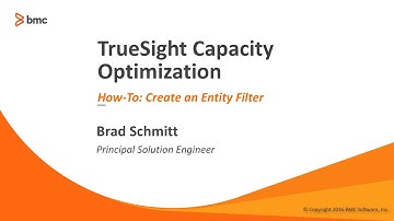 BMC TSCO: How to Create Entity Filters