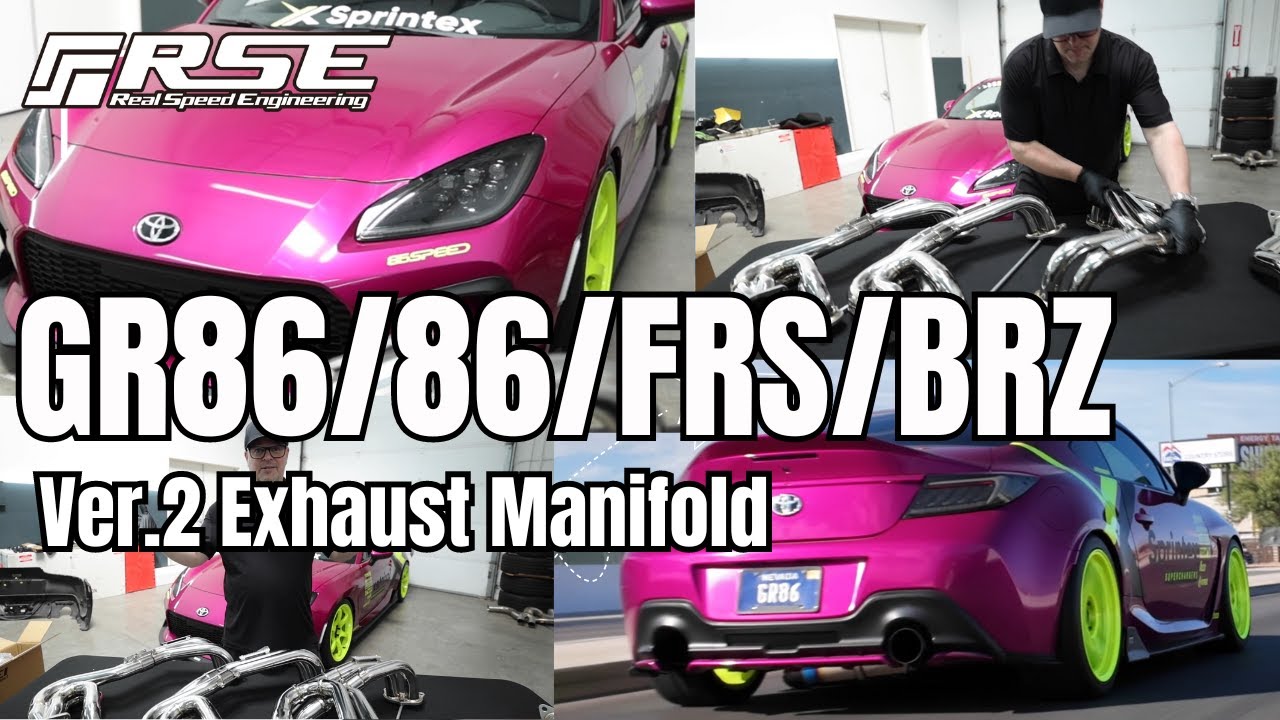 R.S.E.86/GR86/BRZ[FA20＆FA24] エキマニ/ジョイントパイプ Ver.2 大 