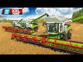 3 DRESCHER im Einsatz in der XXL-Ernte! | XXL Farm 2 #21 | FARMING SIMULATOR 22