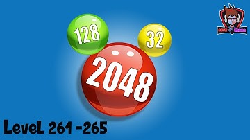 BALL RUN 2048 GAME ⚽️❗️ All Levels Gameplay Android, IOS Walkthrough #261 - 265 🎮