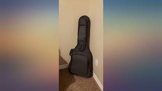 CAHAYA Guitar Bag Acoustic Reinforced 0.8 Inch Thick Sponge Soft Padded Guitar Case review screenshot 2