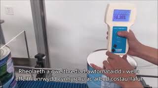 Peiriant Seaming Can Fflysio Nitrogen Gwactod Awtomatig Ar Gyfer Caniau Powdr Llaeth