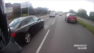 Britain's Maddest Cyclist overtakes cars at 35 mph