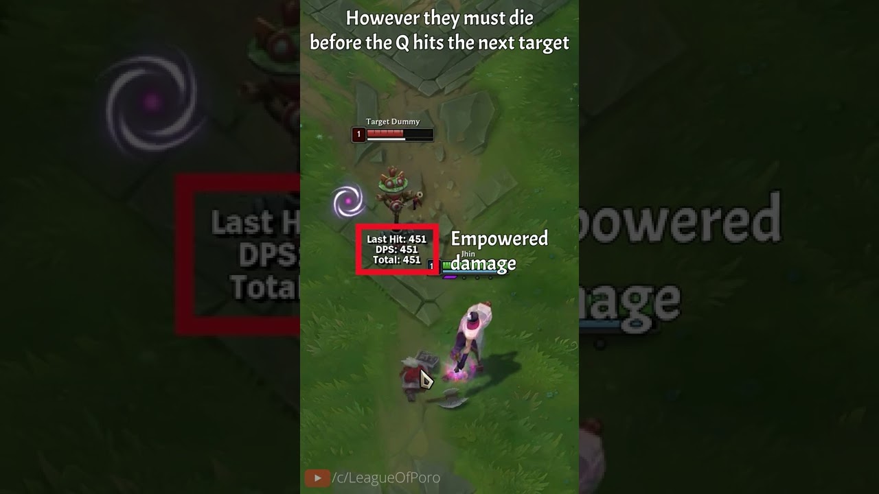 Jhin's Q Trick YOU DIDN'T KNOW! 