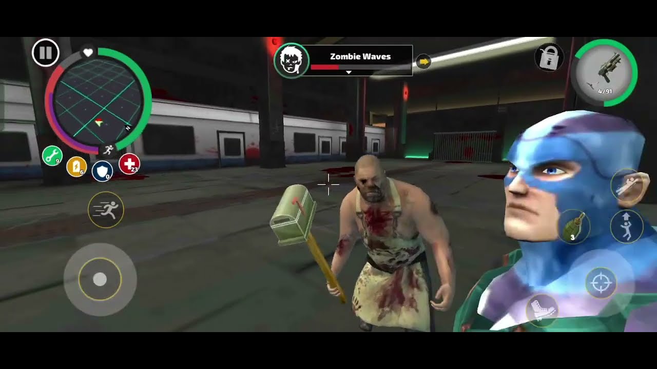 Mini arena completed in rope hero vice town big boss mission zombies fight cinema hall mod game