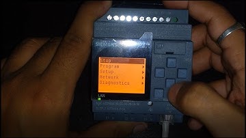 Siemens Logo PLC MENU / Options