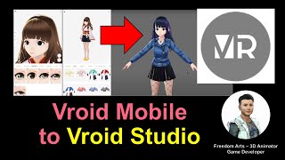 Vroid Mobile to Vroid Studio - Full Tutorial screenshot 4